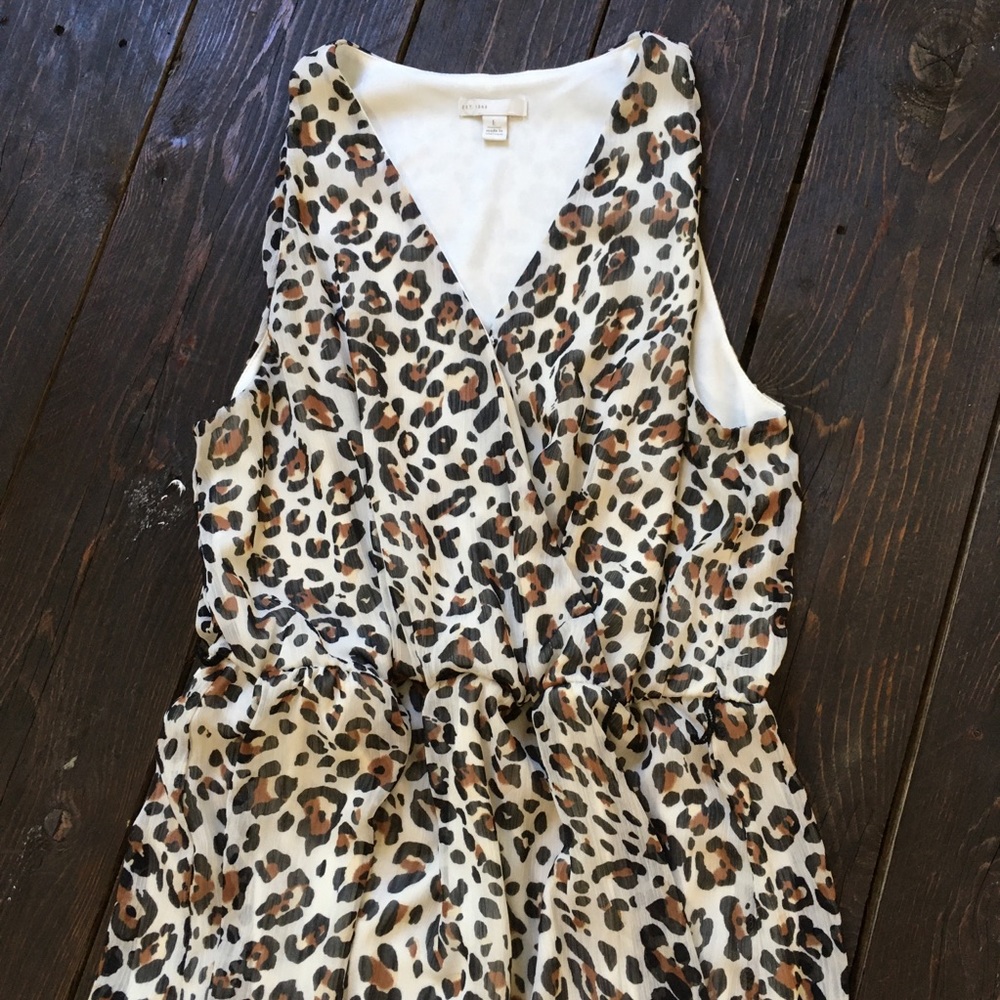 C est 1946 Leopard Maxi dress size Large